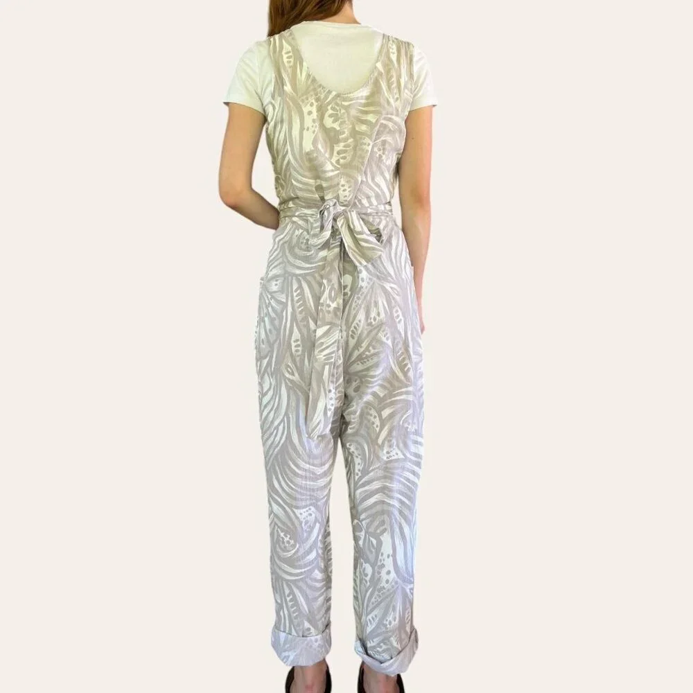 90s/2000s boho patterned vintage jumpsuit - Picture 5 of 7